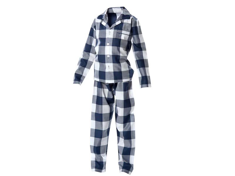HÄSTENS Blue-Check Pajamas